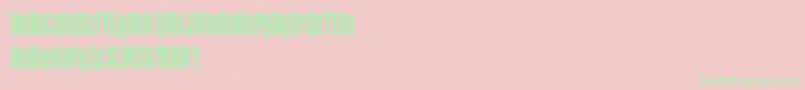 More about HFF Lasdof Twunyliven Font HFF Lasdof Twunyliven Font – Green Fonts on Pink Background
