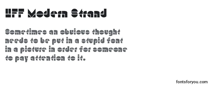 HFF Modern Strand フォントのレビュー