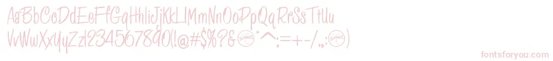 HFF Pessoas Lindas Font – Pink Fonts