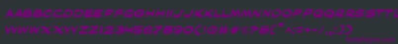 MaskedMarvelExpanded Font – Purple Fonts on Black Background