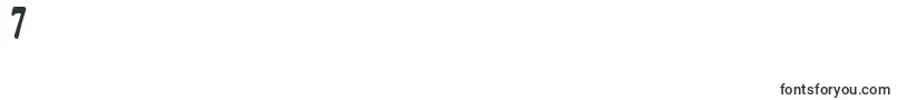 HFF Pure Vain Font – Fonts for Digit 7