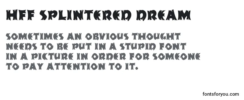 HFF Splintered Dream (129588)-fontti