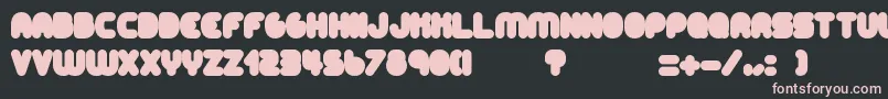 AltRetroBlack Font – Pink Fonts on Black Background