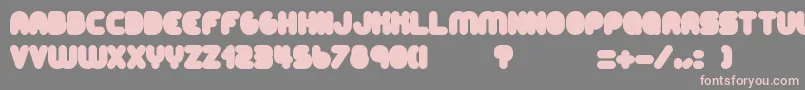 AltRetroBlack Font – Pink Fonts on Gray Background
