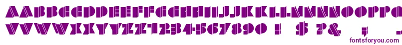 HFF Warped Zone Font – Purple Fonts