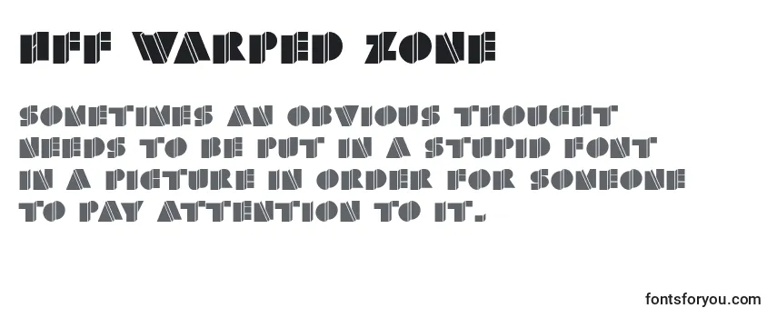 HFF Warped Zone Font