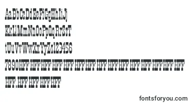 HFF Xmas Hoedown font – western Fonts