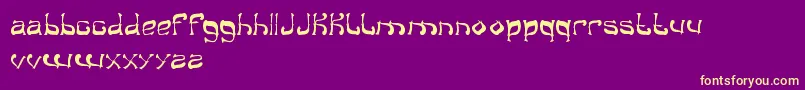 Więcej informacji o czcionce Midnightshow Czcionka Midnightshow – żółte czcionki na fioletowym tle