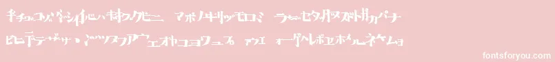 hib   Font – White Fonts on Pink Background