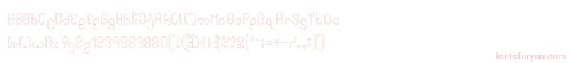 fuente High In love Hollow – Fuentes Rosadas Sobre Fondo Blanco