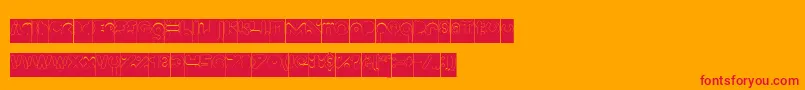 More about High Logic Hollow Inverse Font High Logic Hollow Inverse Font – Red Fonts on Orange Background