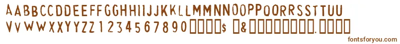 CheapskateFill Font – Brown Fonts