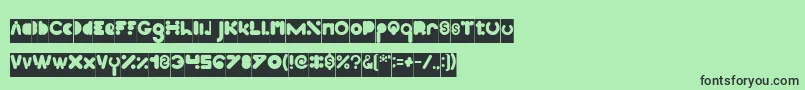 fuente High Logic Inverse – Fuentes Negras Sobre Fondo Verde