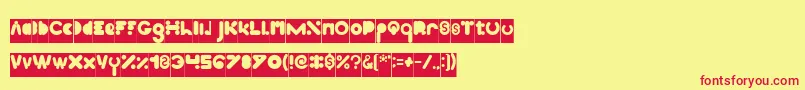 High Logic Inverse Font – Red Fonts on Yellow Background