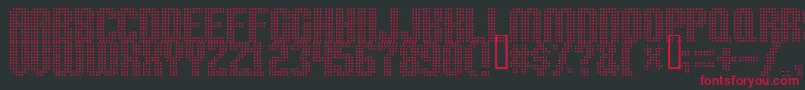 Więcej informacji o czcionce High Speed Czcionka High Speed – czerwone czcionki na czarnym tle