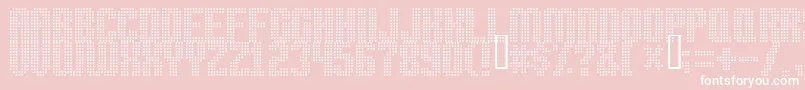 High Speed Font – White Fonts on Pink Background