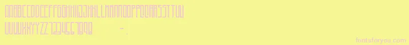 Higher Font – Pink Fonts on Yellow Background