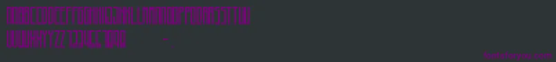 Higher Font – Purple Fonts on Black Background