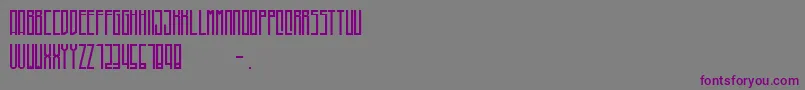 Higher Font – Purple Fonts on Gray Background