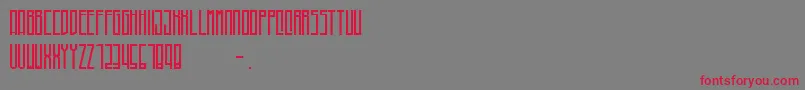 Higher Font – Red Fonts on Gray Background