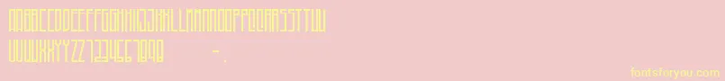Higher Font – Yellow Fonts on Pink Background