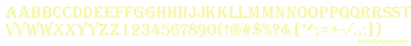 Alger2 Font – Yellow Fonts