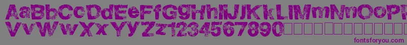 HighFlight Font – Purple Fonts on Gray Background