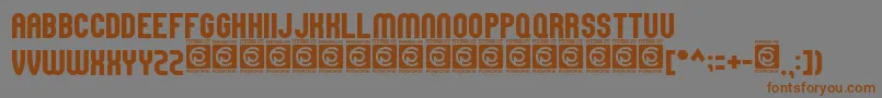 HighMount Free Font – Brown Fonts on Gray Background