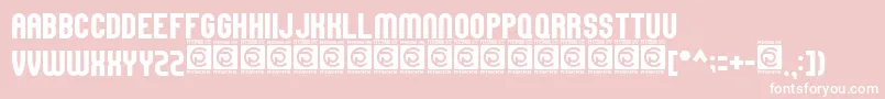 HighMount Free Font – White Fonts on Pink Background