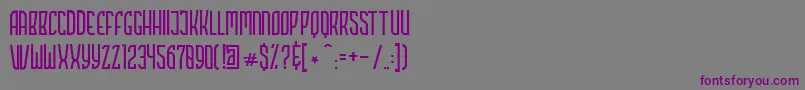 HIGHSTORIES Demo-Schriftart – Violette Schriften auf grauem Hintergrund