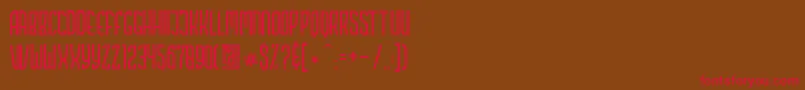 HIGHSTORIES Demo Font – Red Fonts on Brown Background