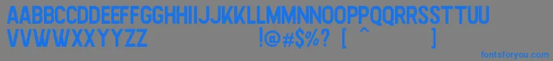 Highstories Sans Font – Blue Fonts on Gray Background