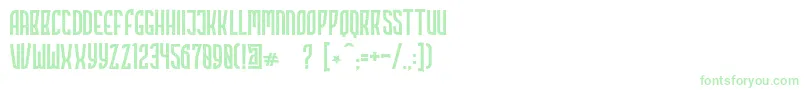 Highstories Stamp Font – Green Fonts on White Background