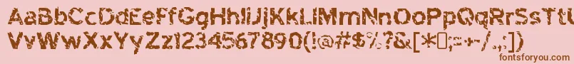 More about highway to heck Font highway to heck Font – Brown Fonts on Pink Background