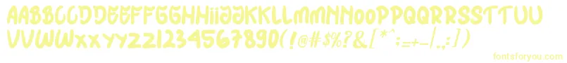 HIJABmu Font – Yellow Fonts