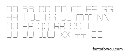 ZipTypefaceThin Font