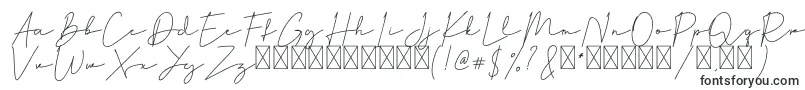 Hiliana-fontti – Käsinkirjoitetut fontit
