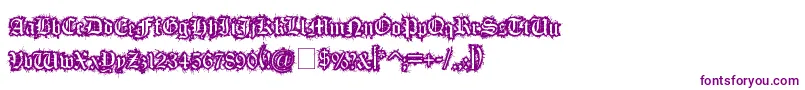 FleshWound Font – Purple Fonts