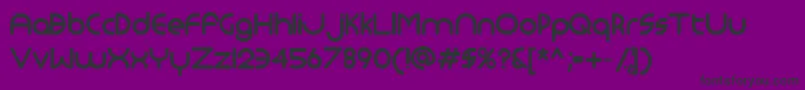 Monoglyceride ffy Font – Black Fonts on Purple Background