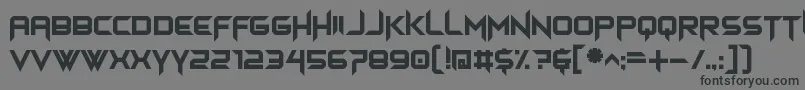 himagsikan Font – Black Fonts on Gray Background