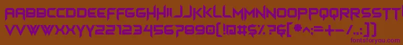 himagsikan Font – Purple Fonts on Brown Background