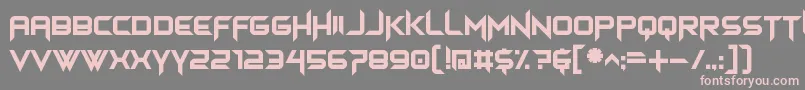 himagsikan Font – Pink Fonts on Gray Background
