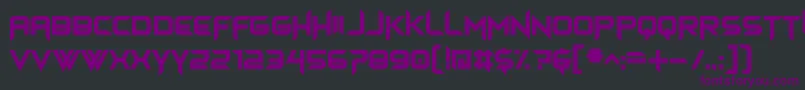 himagsikan Font – Purple Fonts on Black Background