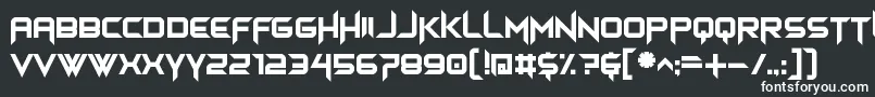 himagsikan Font – White Fonts on Black Background