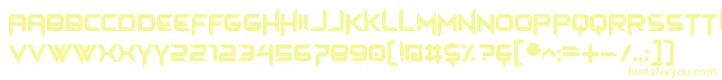 himagsikan Font – Yellow Fonts on White Background