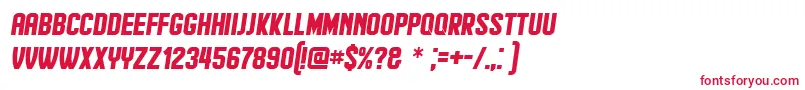 Hindenburg Italic Font – Red Fonts