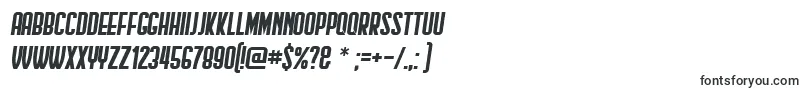 HindenburgCondensed Italic-fontti – Esikatselu-fontit