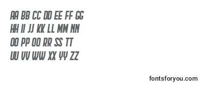 HindenburgCondensed Italic Font