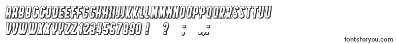 HindenburgCondensedShadow Italic-Schriftart – Schriften für Discord