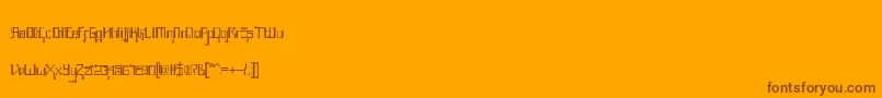 Lisätietoja AwesomeJava-fontista AwesomeJava-fontti – ruskeat fontit oranssilla taustalla